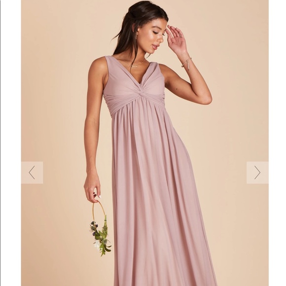 Birdy Grey Lianna Bridesmaids Dress - Mauve - Picture 3 of 12